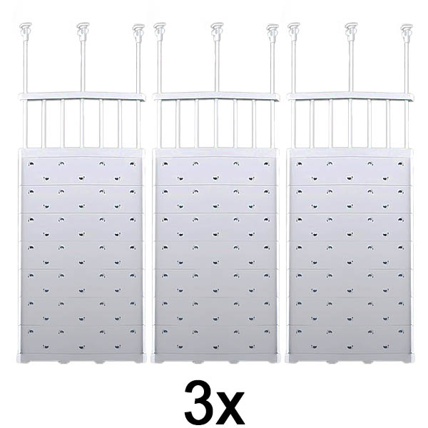 3x Nastavitelný policový regál | SHELFEXPEND